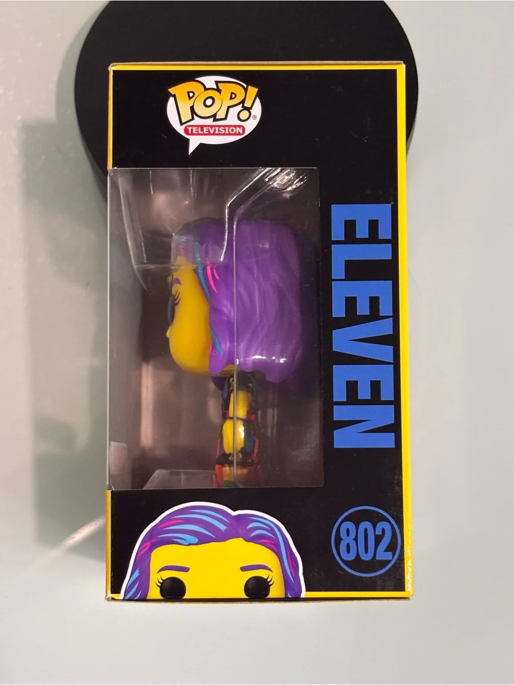 Funko Pop! Television Stranger Things Eleven #802 Neon Blacklight Target Edition - Picture 3 of 5
